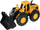 Lodër kamion ndërtimi Tz JCB Mighty Mover Wheel Loader, me dridhje, lëvizje si e vërtetë, shumëngjyrësh
