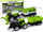 Set lodrash LeanToys Farm Vehicles, 2 traktorë me rimorkio, jeshile