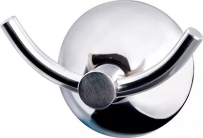 Kapëse dyshe peshqiri KAPITAN CLASSIC, inox, montim në mur, krom