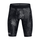 Shorts kompresiv Under Armour HeatGear Iso Chill Print, për meshkuj, të zinj me të bardhë