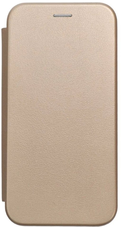 Futrollë telefoni OEM Book Case Elegance për iPhone 17 Pro Max, me kapak, ngjyrë ari
