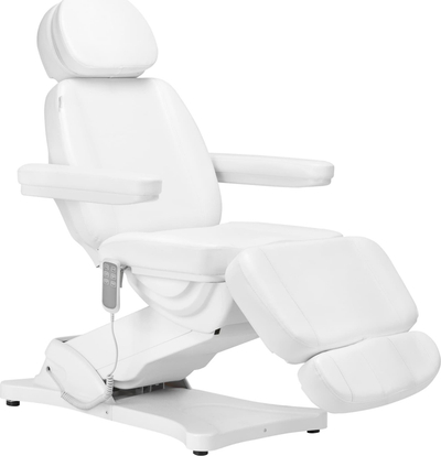 Karrige elektrike kozmetike Sillon Classic, 3 motorë, e bardhë