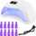 Llambë UV për thonj Nail Dryer 6462, 48W, me ekran digjital, e bardhë
