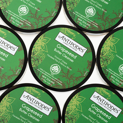 Gjalpë pastrues për fytyrë Antipodes Grapeseed Extract 75 g