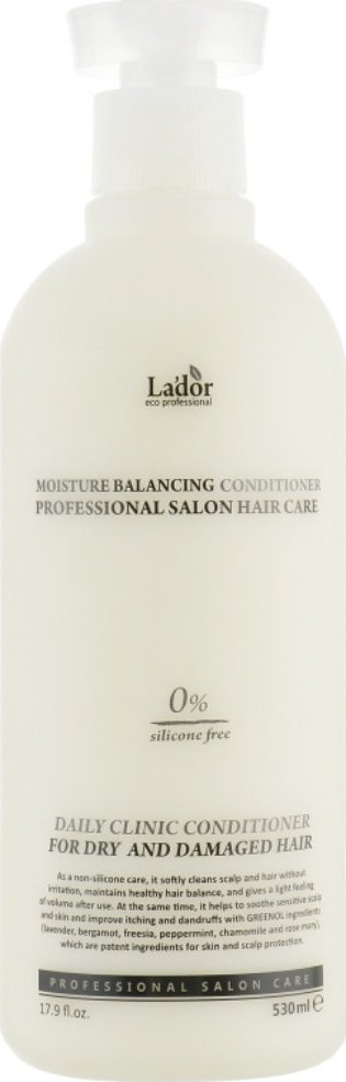 Balsam flokësh La'Dor Moisture Balancing, 530 ml, për flokë të thatë, i bardhë