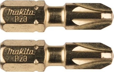 Bit kaçavide Makita Impact Gold PZ3, 25mm, set 2 copë