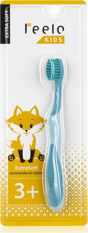 Brushë dhëmbësh për fëmijë Feelo ExtraSoft, 3+