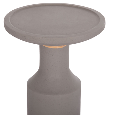 Tavolinë ndihmëse TRED HM18169.03, Fiber Cement, D40x61 cm, gri natyrale