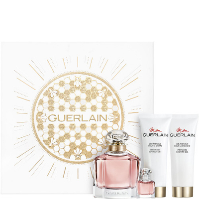 Set për trup Guerlain Mon Guerlain, parfum 100 ml + parfum 5 ml + losion për trup 75 ml + xhel dushi 75 ml