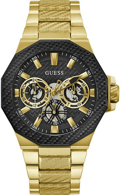 Orë dore për meshkuj Guess Indy GW0636G2, e artë