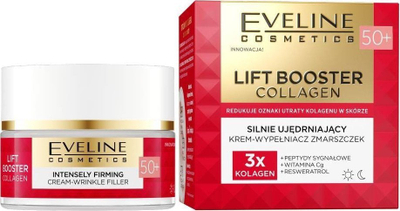 Krem fytyre Eveline Lift Booster Collagen 50+, kundra rrudhave, 50 ml