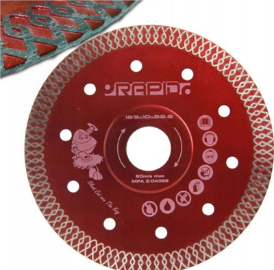 Disk diamanti Rapid Silent Cut, 125mm, prerje e thatë, i kuq