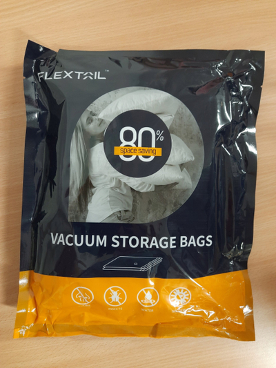 Qese vakumi Flextail Flexbag, 80x60 cm, transparente