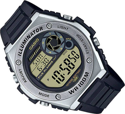 Orë burrash Casio MWD-100H-9AVEF, e zezë