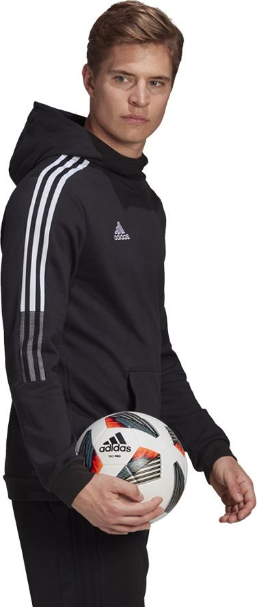 Bluzë me kapuç Adidas Tiro 21 GM7341, për meshkuj, sportive, e zezë