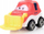 Lodër makina ndërtimi Artyk Mini Cars, set me 2 copë, me kaçavidë, shumëngjyrëshe