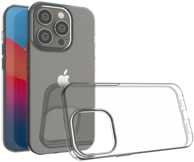 Kapak telefoni Hurtel Ultra Clear, iPhone 14 Pro, TPU 0.5mm, transparent