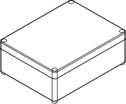 Kути поврзувачка херметичка Elektro-Plast Industrial 2716-01, IP65, 220 x 170 x 86mm, сива