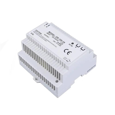 Trafo 12V DC DR-100W 8.3A për montim në shina