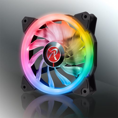 Ventilatorë PC Raijintek Iris 12 RBW ADD, 120mm, set 3 copë me HUB dhe telekomandë, RGB