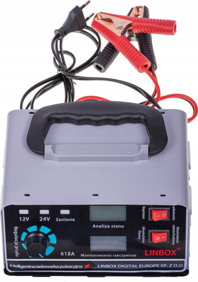 Karikues baterie makine Car Rectifier, 12V 24V, 30A, i verdhë