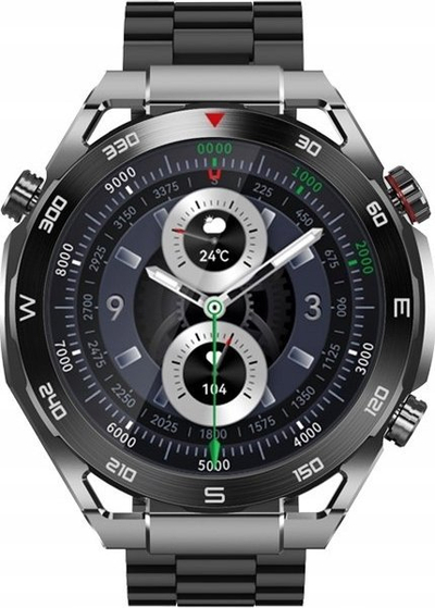 Паметен часовник Veltori VT100-1, екран 1.52\", Bluetooth 5.2, црн
