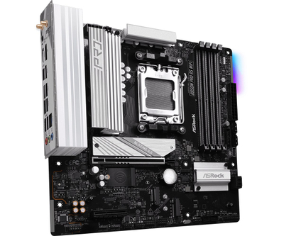 Pllakë amë ASRock B850M Pro RS WiFi, Socket AM5, DDR5, e zezë
