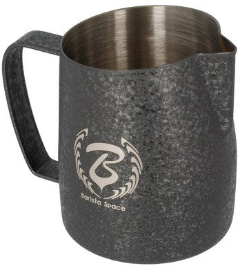 Kanak qumështi Barista Space Ice Grain, 450 ml, për Latte Art, i zi