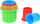 Lodër piramidë Little Tikes Building Beakers, kupa për t’i vënë njëra mbi tjetrën me lepurush, shumëngjyrëshe