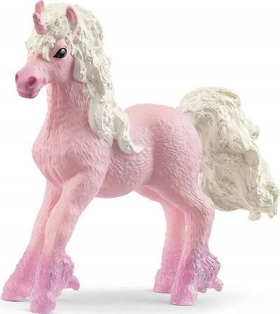 Figurinë lodër Schleich Bayala Blossom Unicorn Foal, 10cm, shumëngjyrëshe