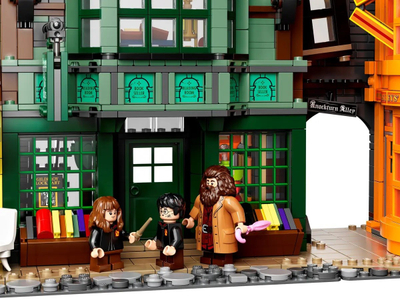 Set LEGO Harry Potter Diagon Alley 75978, koleksionues, 16+, shumëngjyrësh