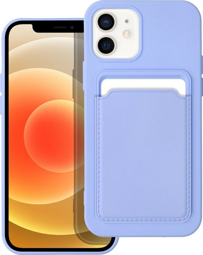 Këllëf telefoni Forcell për iPhone 12 / 12 Pro, silikon i butë, me xhep kartash, lejla