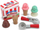 Set lojrash Melissa &amp; Doug Scoop and Stack Ice Cream Cone, prej druri, me magnet, me ngjyra