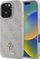 Kuti telefoni Guess 4G Small Classic, për iPhone 16 Pro, MagSafe, rozë