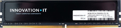 Десктоп RAM меморија Innovation IT, 8GB, DDR4 3200MHz, со распрскувач на топлина