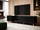 Komodë TV Cama Furniture Pafos, 200x42x52 cm, e zezë mat