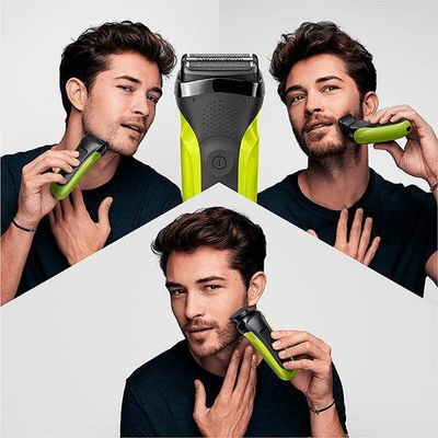 Makinë rroje Braun Series 3 Shave&Styler 300BT, e gjelbër/zezë