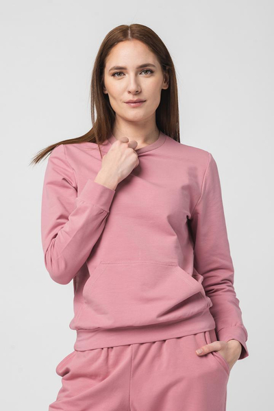 Bluzë sportive CASUAL COTTON, pambuk, femra, rozë, L