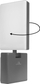 Lampë LED e jashtme Maclean MCE514, 10W 700lm, IP65, 4000K, gri