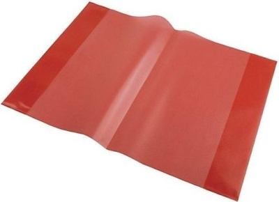 Kopertinë për fletore A4 PP 0.8, transparente, e kuqe