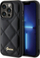 Mbulesë telefoni Guess Quilted Metal Logo Hard Case, për iPhone 15 Pro Max 6.7", e zezë