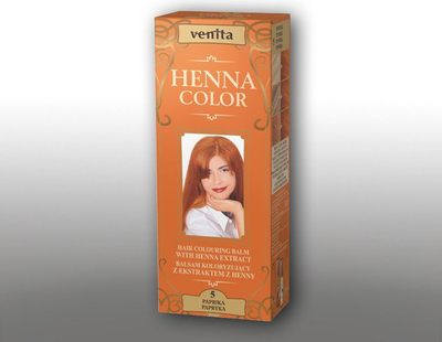 Balsam ngjyrues për flokë Venita Herbal Balms Henna Color 5 Pepper, pa amoniak, 75ml