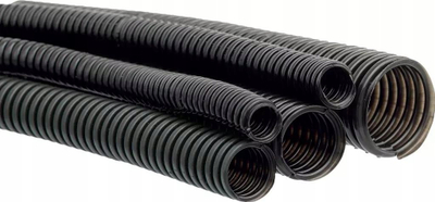Gyp elektrik i korrogjuar Conduit 20mm 14mm, fleksibël, i zi