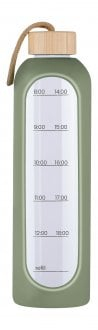 Shishe uji KiCA Hydro Glass, 1000 ml, xham, ulli