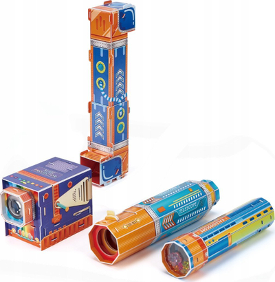 Set lodrash shkencore Cubicfun 3D Puzzle With Colors And Light, me drita, shumëngjyrësh