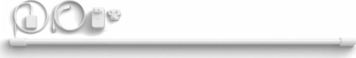 Lampë studio Philips Hue Play Gradient Light Tube, 125cm, LED, e bardhë