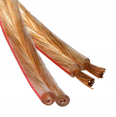 Kabllo audio Elektrokabel TLYp, 2 x 2.5 mm², bakër, transparente