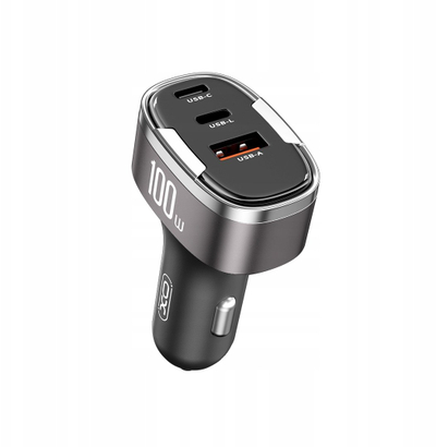 Karikues veture XO CC61, 100W, PD QC 3.0, gri