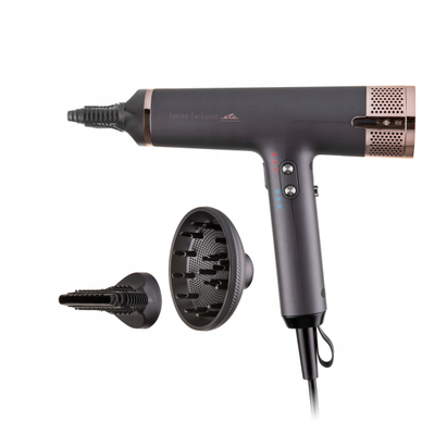 Tharëse flokësh ETA Fenite Exclusive Hair Dryer ETA931890000, jonizim, motor profesional, e zezë