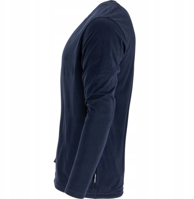 Bluzë me mëngë t’gjata Lahti Pro L40242, pambuk, pa print, blu navy